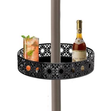 Imagem de Bandeja de mesa para guarda-chuva de pátio Grandhome 11" com orifício 