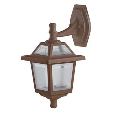 Imagem de Arandela Externa Colonial Vintage Retro Quadrada Fechada 384 - Click I