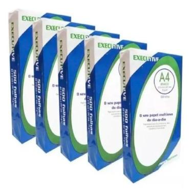 Imagem de Papel Sulfite A4 75g/m² Executive Branco 2.500 Folhas