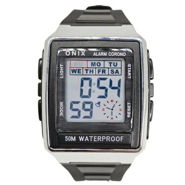 Imagem de Relógio Masculino Onix Digital IT-1805 Prata e Preto