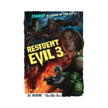Imagem de Pôster De Filme God of War Resident Evil Regenerates Em Tela Para Deco