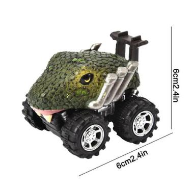Imagem de Carros de brinquedo de dinossauros para crianças puxam para trás brinq