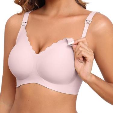 Imagem de Sutiãs de amamentação ProKloud Seamless Supportive Maternity Pink