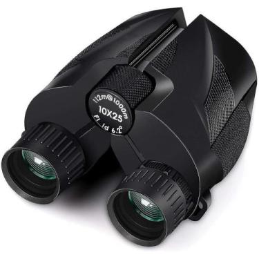Imagem de Binóculos binóculos 10x25 binóculos pequenos compactos à prova d'água 