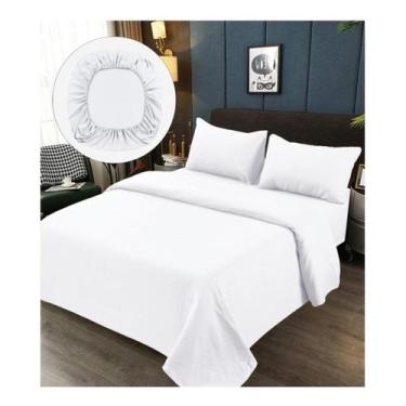 Imagem de Conjunto de lençóis premium 100% algodão, 2,0 quadrados, 200 fios - Li