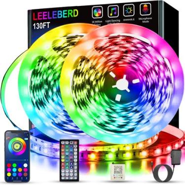 Imagem de Lâmpadas LED Leeleberd, controle inteligente Bluetooth de 130 pés