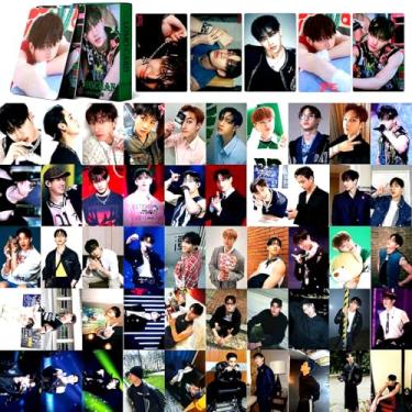 Imagem de Kit 55 Photocards Stray Kids – Felix, Bang Chan, Hyunjin, Han, Lee Know, Seungmin, I.N, Changbin – Cartões Lomo (Kit 55 Photocards Stray Kids – BANG CHAN)
