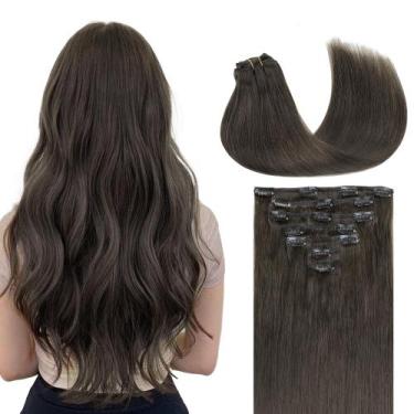 Imagem de Extensões de cabelo Clip in GOO GOO Real Human Hair 16 polegadas 120g