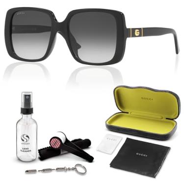 Imagem de Gucci GG0632S Óculos de sol de designer com kit premium eSHADES - Epítome de luxo e estilo