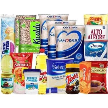 Imagem de Cesta Básica De Alimentos Nobre Premium Cesta De Qualidade - Higipack