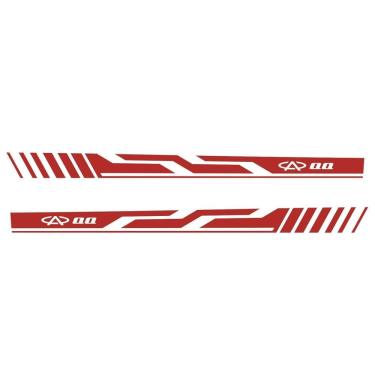 Imagem de Adesivo Lateral Chery Cq3 Kit Faixa Colante Fita Tuning