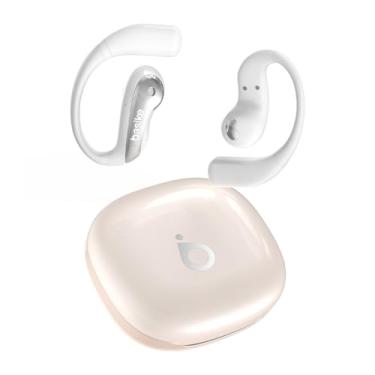 Imagem de Basike Fone de Ouvido sem Fio OWS com Gancho, Estéreo Hi-Fi, 30h de Espera, Resistente à Água IPX4, Compatível com iOS e Android, Ideal para Esportes/Treino (Branco)