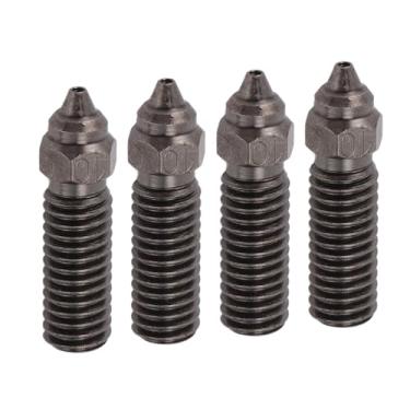 Imagem de Generic Bocais de Impressora 3D, Cabeças de Impressora 3D, Aço Endurecendo 4pcs Aquecimento Rápido de Baixa Resistência para Atualização (1,0 mm)