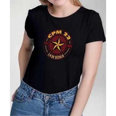 Imagem de Camiseta Camisa Adulto Feminina Masculina Algodão Banda de Rock CPM 22