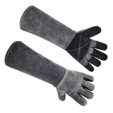 Imagem de Luvas de soldagem MOUTCLMB Long 60cm 932 resistentes ao calor/fogo
