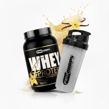 Imagem de Whey 4 Protein 900g Pro Corps e Coqueteleira De Brinde, Baunilha