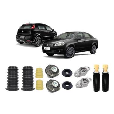 Imagem de Kit Batente Coxim Amortecedor Dianteiro Traseiro Punto Linea