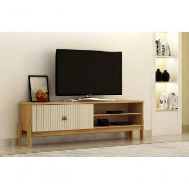 Imagem de Rack Valdemoveis Ouro Preto Cinamomo/off White