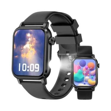 Imagem de Relógio Inteligente Feminino HD De 1,85 Polegadas Com Bluetooth, Chama