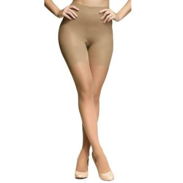 Imagem de Meia Calça Lupo Loba Up Line Fio 15 Natural - 5895, M