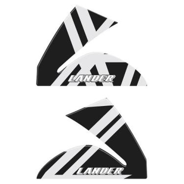 Imagem de Adesivo Protetor Tank Pad Lateral Resinado Compatível com Motocicletas