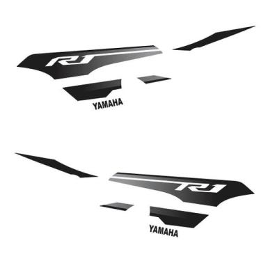 Imagem de Adesivo Protetor Tank Pad Yamaha YZF R1 2015 Lateral - Cromo Sign