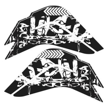 Imagem de Adesivo Protetor Lateral Compatível Crf 1000l África Twin Resinado - A