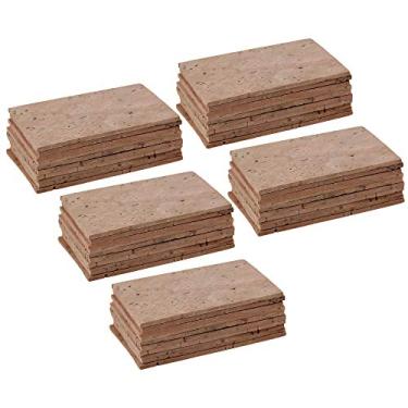 Imagem de 50 peças de folhas universais de cortiça para juntas de pescoço de saxofone saxofone para alto/soprano/tenor