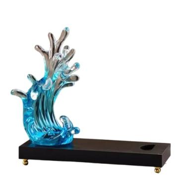 Imagem de hezhuhe2258 Suporte de vinho para armazenamento de vinho ornamentos criativos de rack de vinho decorações de armário de vinho inclinadas prateleira de garrafa de vinho aparador prateleiras de vinho