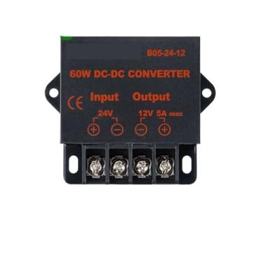 Imagem de 20 peças 24V a 12V 5A 60W DC DC Conversor regulador redutor de carro para aparelhos de 12V 24VDC a 12VDC 5AMP