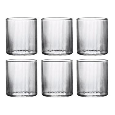 Imagem de Taças de vinho vintage conjunto de 6 taças de vinho redondas copo de coquetel copo de uísque soprado à mão 300 ml copo de vinho requintado