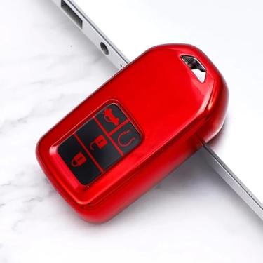 Imagem de SCurti Capa de chave de carro para Ho/nda Accord HR-V City Odyssey capa de chave de carro capa protetora de chave remota acessórios de carro