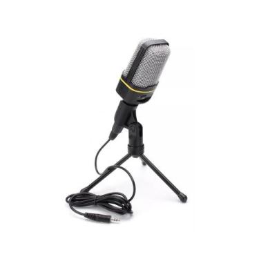 Imagem de Microfone de estúdio Microfone condensador PC com cabo de 3,5 mm - Lig