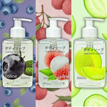 Imagem de Sabonete Líquido Coline Corpo e Mãos Blueberry, Lichia e Ice Melon 300