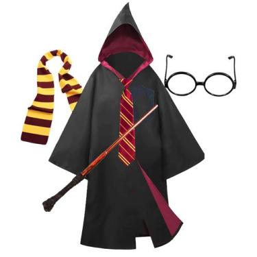 Imagem de Fantasia Infantil Bruxinho Cosplay Halloween: 5 Produtos - A.Cat, M/G