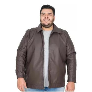 Imagem de Jaqueta Masculina material sintético Plus Size Inverno - Samara Moda, 