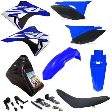 Imagem de Kit Plástico Biker Next Completo Crf 230 Adaptável Xr 200 Xr 250