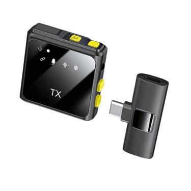 Imagem de Microfone Lapela Wireless Sem fio Tipo C Ante-ruido XC-ML-06