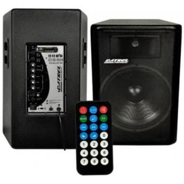 Imagem de Kit Caixa Ativa Passiva Datrel 15 + Potencia Datrel 600W