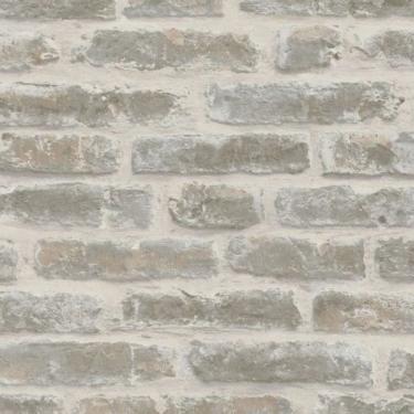 Imagem de Papel de Parede Jackie Tijolo Bege 6827-10