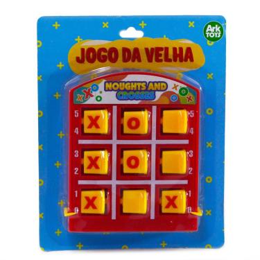 Imagem de Jogo da Velha Tabuleiro Raciocinio Educativo - Tudo em Caixa