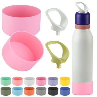 Imagem de Bota de silicone, pacote com 4 unidades para garrafa Owala FreeSip Twi