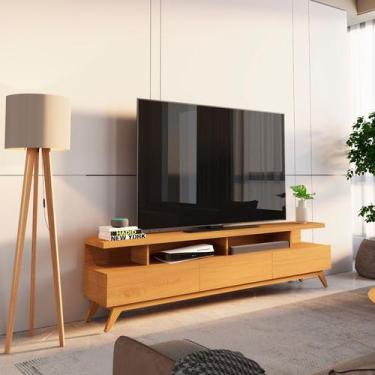Imagem de Rack para Tv até 72 Polegadas 180cm 100% Mdf Yucca CabeCasa MadeiraOri