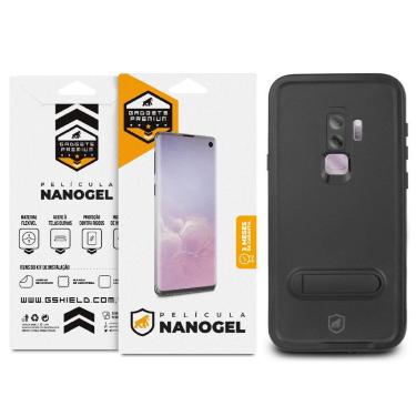 Imagem de Kit Capa à Prova d'água e Película de Nano Gel Dupla para Samsung Galaxy S9 - Gshield