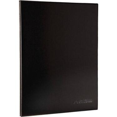Imagem de Pasta Catalogo A3 10 Envelope Médios Portfólio Preta