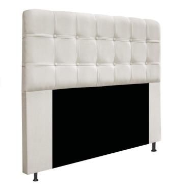 Imagem de Cabeceira195 Cm King Size Com Botonê Suede Bege