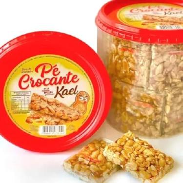 Imagem de Doce de Amendoim Pé de Moleque Crocante – Caixa com 30 Unidades (1,02kg Total) – Tradicional e Caseiro