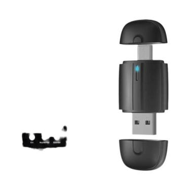 Imagem de Adaptador Mini 2 Em 1 Wireless CarPlay Android Auto BT WiFi Conexão Rá