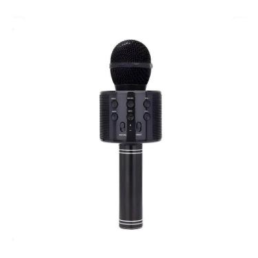 Imagem de Microfone Bluetooth S/ Fio Youtuber Karaoke Cores Infa Preto