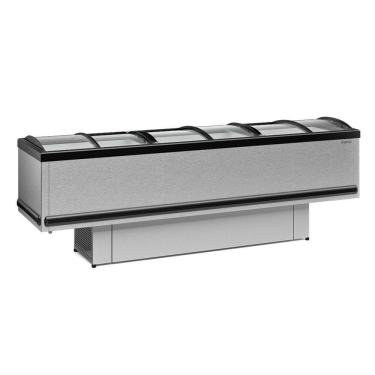 Imagem de Expositor Ilha Gelopar Para Congelados Plus 819 Litros Inox 220V GESV-290C TI